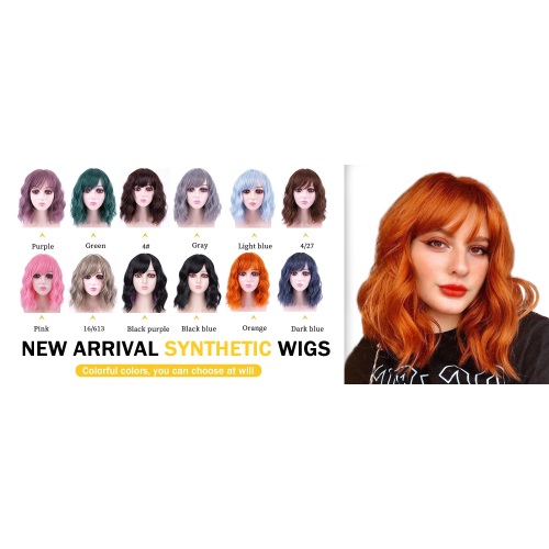 Synthetic Wigs, Hairpieces & Hair Extensions