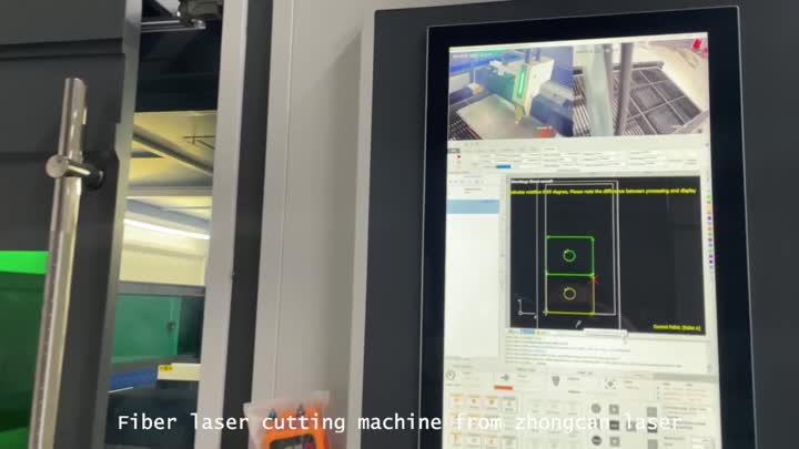 Máquina de corte a laser de fibra de 3015 4KW