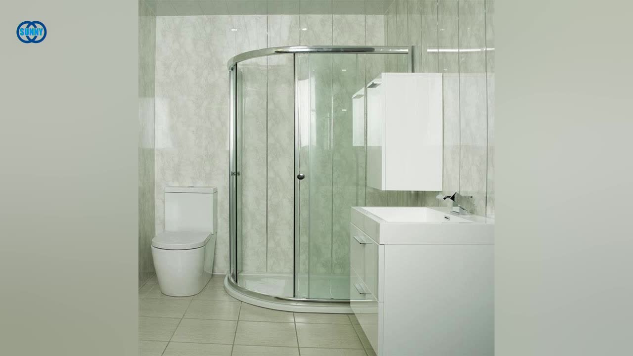 Panneaux de mur de douche PVC de 1000 mm x 2400 mm pour la salle de bain à vendre1