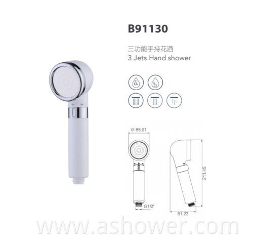 Bathroom Design Up: 3-Function Handheld Shower Trends