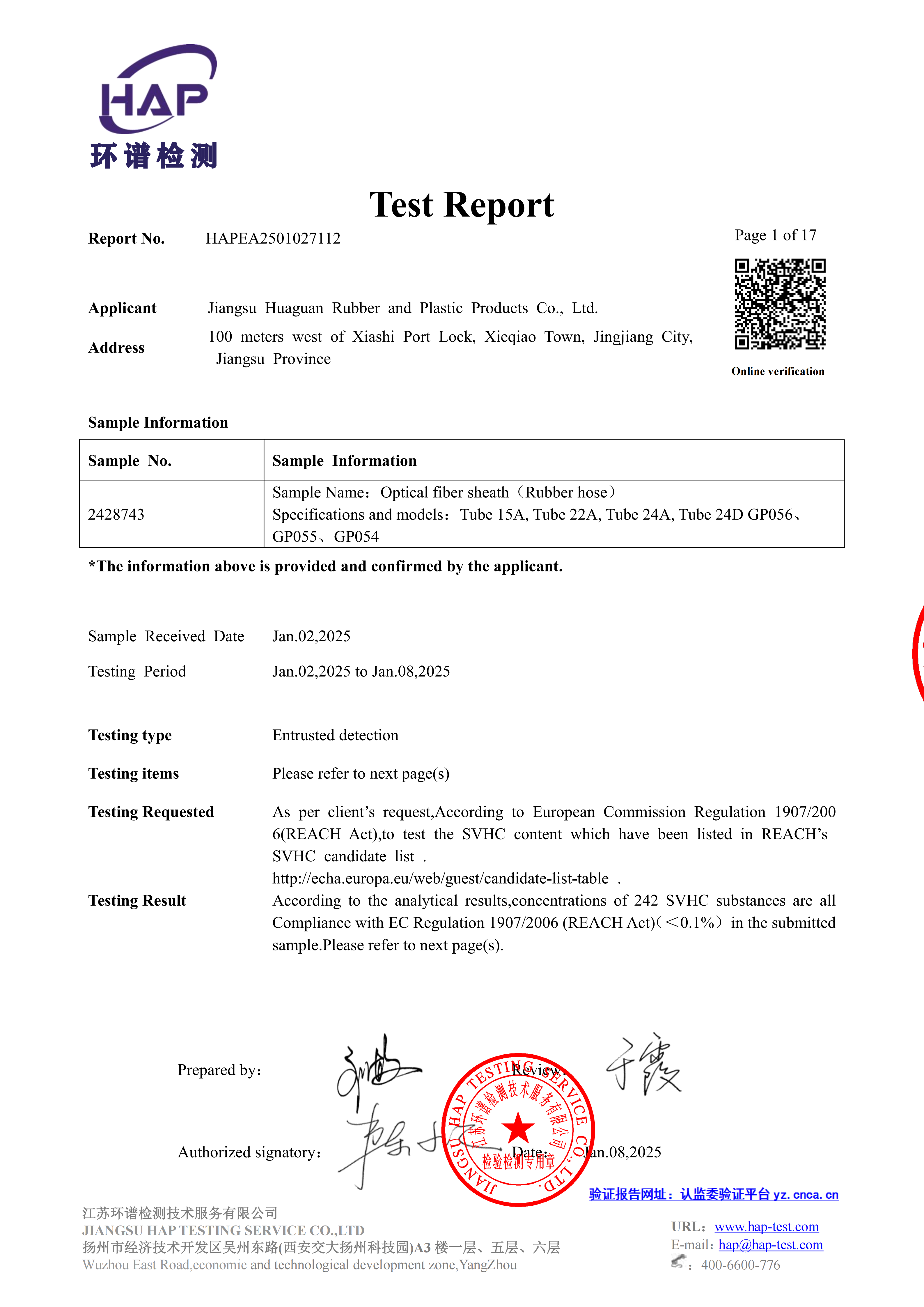 Test Report