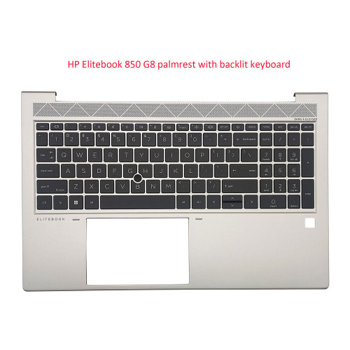 HP EliteBook 850 G8 Palmrest مع مجموعة لوحة المفاتيح الخلفية M35816-001
