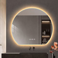 Intelligent Bathroom Mirror: Half Round LED Lights Anti-Fog Semi-Circular Vanity Mirror1
