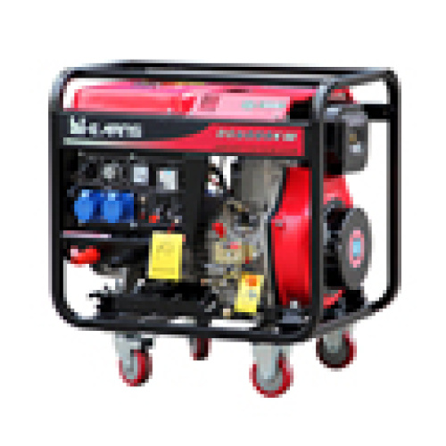 DG6000EW סט גנרטורים לריתוך דיזל מקורר אוויר רובין צבע צהוב1