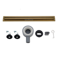 Gold Slim Stainless Steel 304 Floor Drain for Bathroom and Shower - Hot Item1