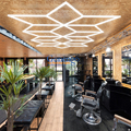 Gonengo LED Lighted Snowflakes Garage Car Showroom1