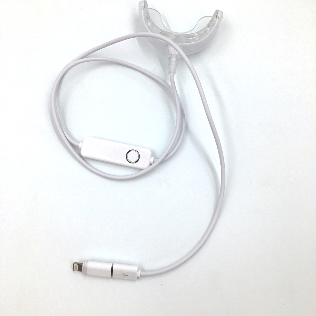 Portable Smart Android iPhone Charging LED Teeth Whitening Light with Control Part