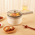 Electric Multifunction Nonstick Hot Pot Steamer for Rapid Noodle Cooking1