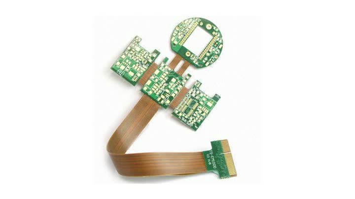 PCB Rigid-Flex (R-FPCB) conectado con PCB de resión epoxi