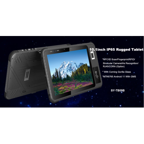 2023 Tableta Android Rugged competitiva 10 pulgadas con IP65 y NFC