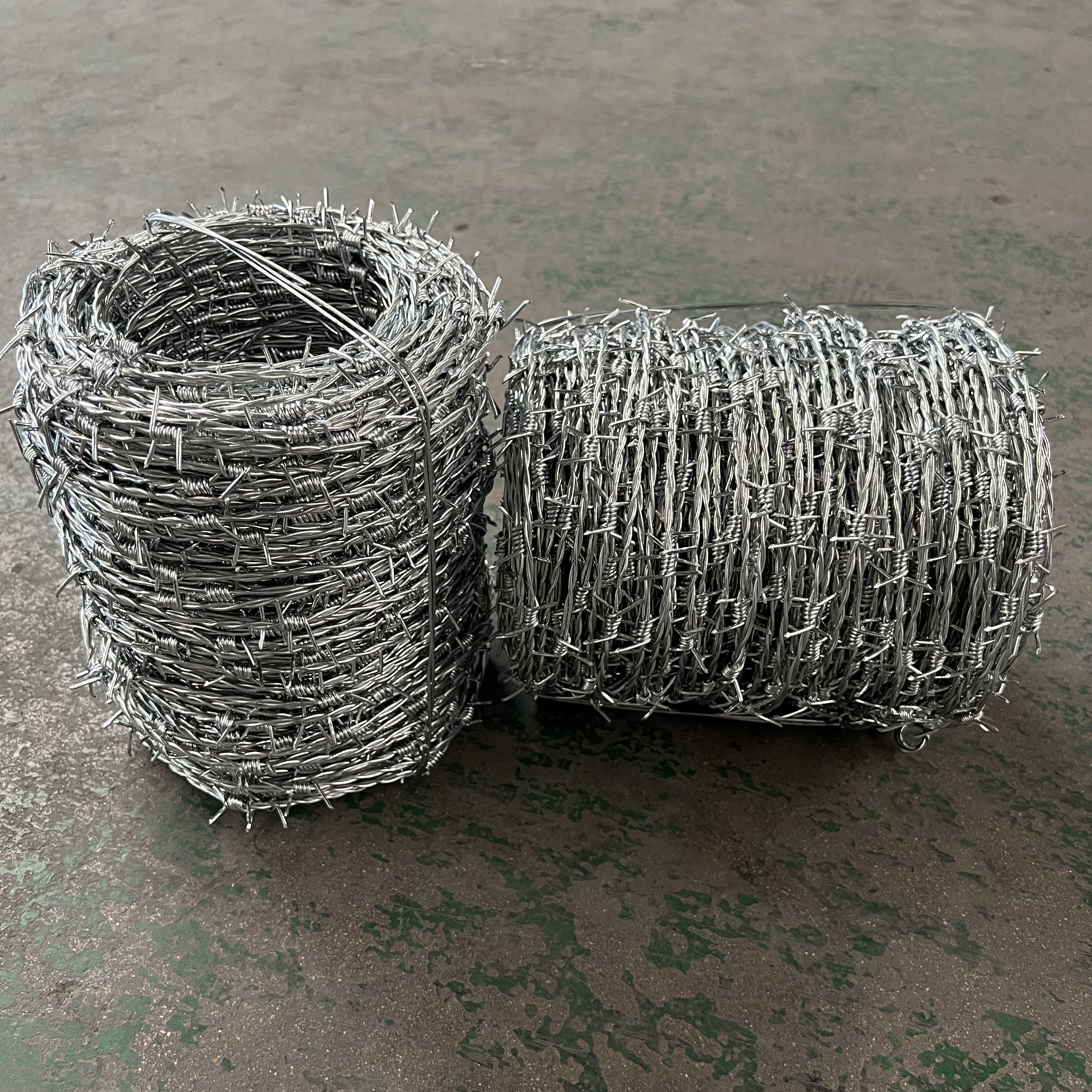 Alambre de púas de PVC galvanizado