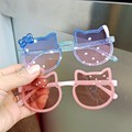 Cute Polarized Silicone Kids Sunglasses for Girls1