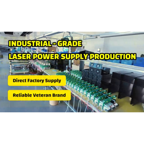 Produção e embalagem de fontes de alimentação a laser