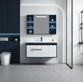 Modern Hotel Bathroom Furniture Design: Large Capacity Aluminum Cabinets with Mirrors1
