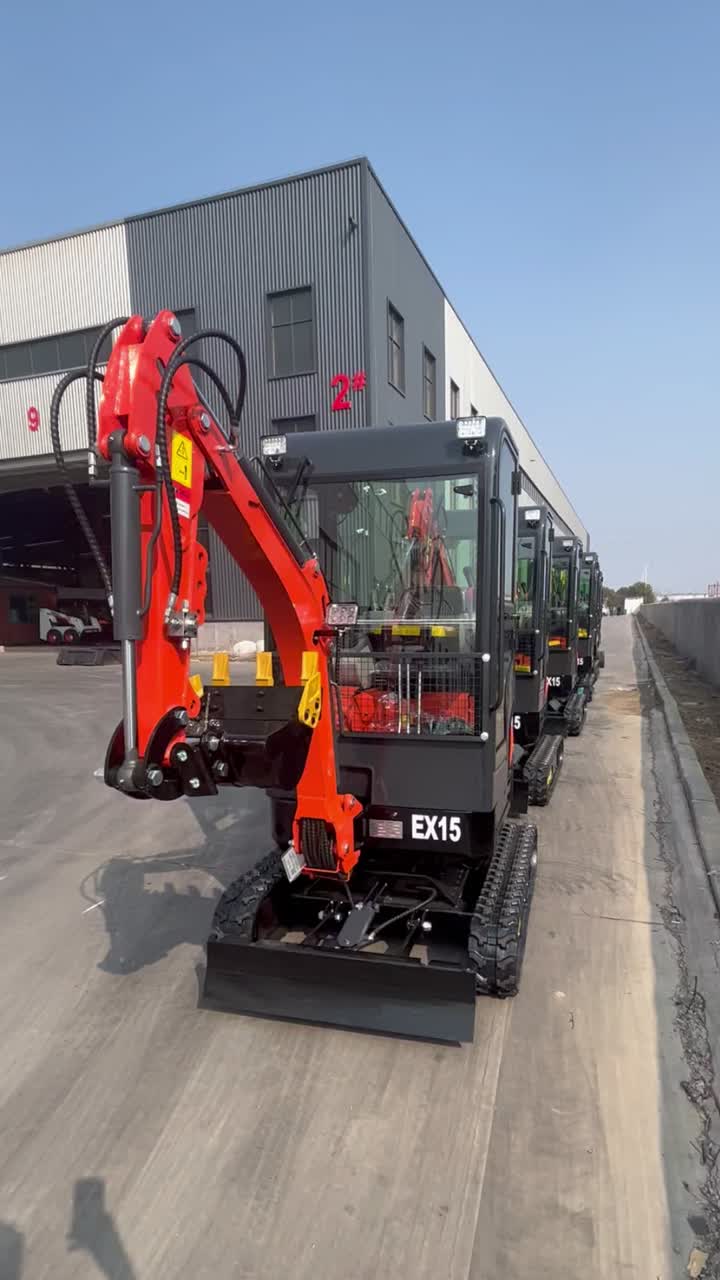 EX15 Mini Crawler Excavator Delivery