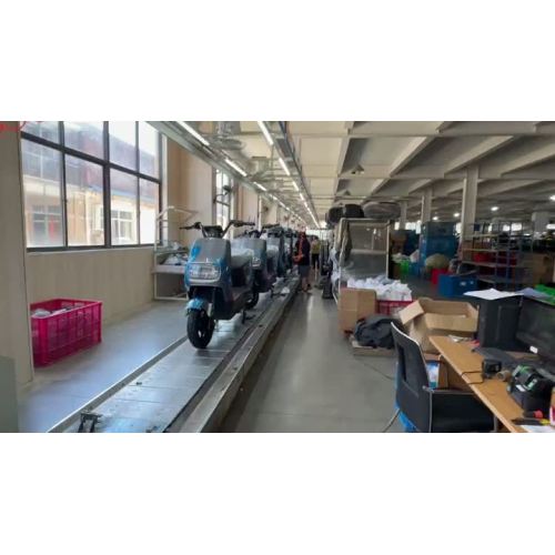 electric scooter assembly line by JXS