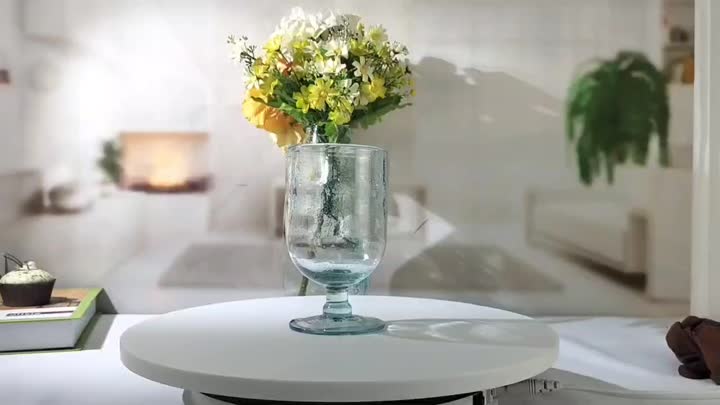 Verre à boire recyclé unique avec bulle