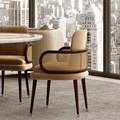 New Design Commercial Furniture Cafe Wood and Ride Cadeiras feitas à mão para Restaurant1