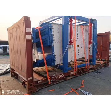 Square Swing Screen Machine Delivery To Oman Customer for Sieve Calcium Carbonate