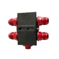 Oil Filter Sandwich Adapter with Inline Oil Thermostat AN10 Fitting1