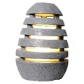 Dubai Funky Garden Lights: Stone E27 Antique Stand with Japanese Fence1