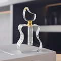 Wholesale Clear Crystal Perfume Bottles with Guitar Design for Oud Attar Essential Oil Packaging1