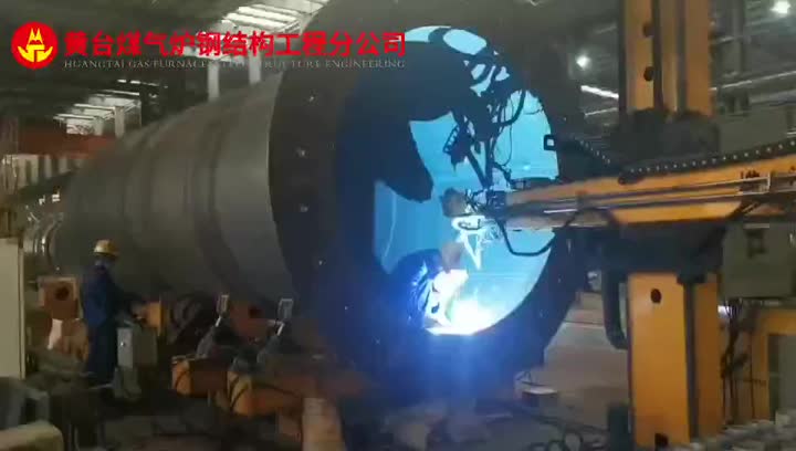 proceso de producción de estructura de acero