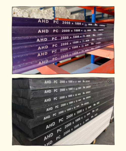 Для таго ж пластыкавага ліста, фізічныя ўласцівасці «чорнага» ліста горшыя за «натуральны»?