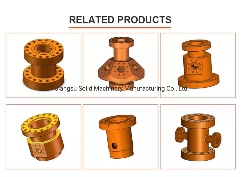 API 6A Oilfield Spacer Adapter Spool Cashing Tubing Spool di perforazione