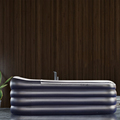 Customized Black Round Bathroom Folding Ice Bath Tub for Adults1