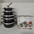 Multi-Functional Non-Stick Pot with Ten-Piece Set and WK Pointed Ears for Kitchen Use1