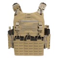 SPARK TAC 82722022B3 Quick Release Combat Plate Carrier Tactical Harness Laser Cut Camouflage Tactical Vest gear1