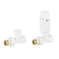 TRV Straight Thermostatic Radiator Valve for Water Floor Heating System: Precision Temperature Control for Your Home1