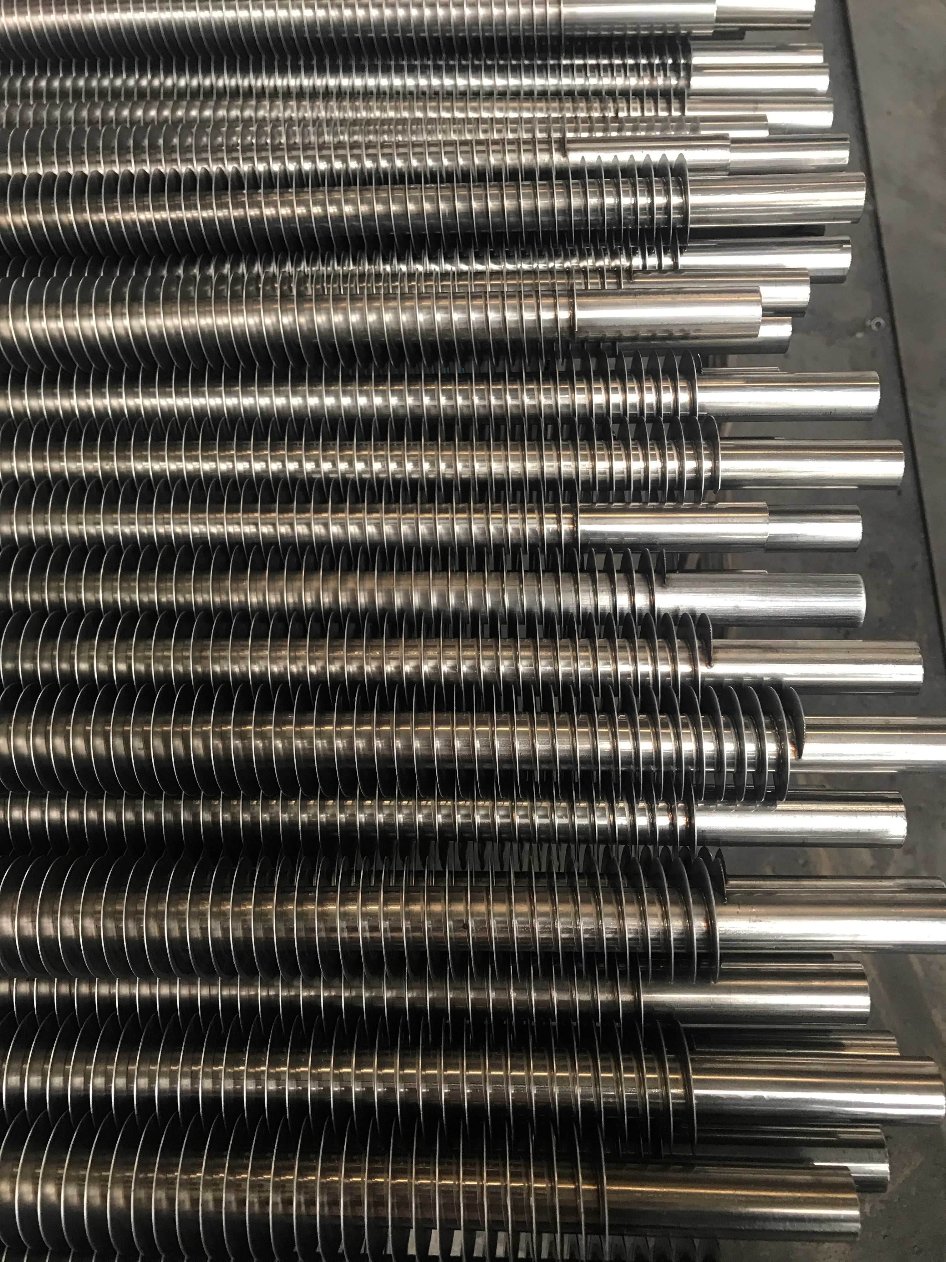 Spiral Finned Tube With A Minimum wall thickness