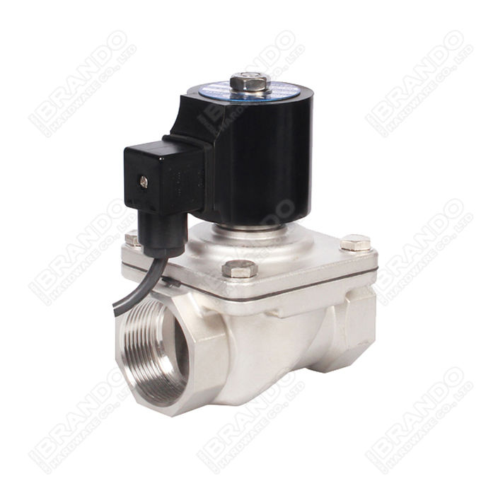 2'' Water Fountain Brass Solenoid Valve Underwater Waterproof IP68 1