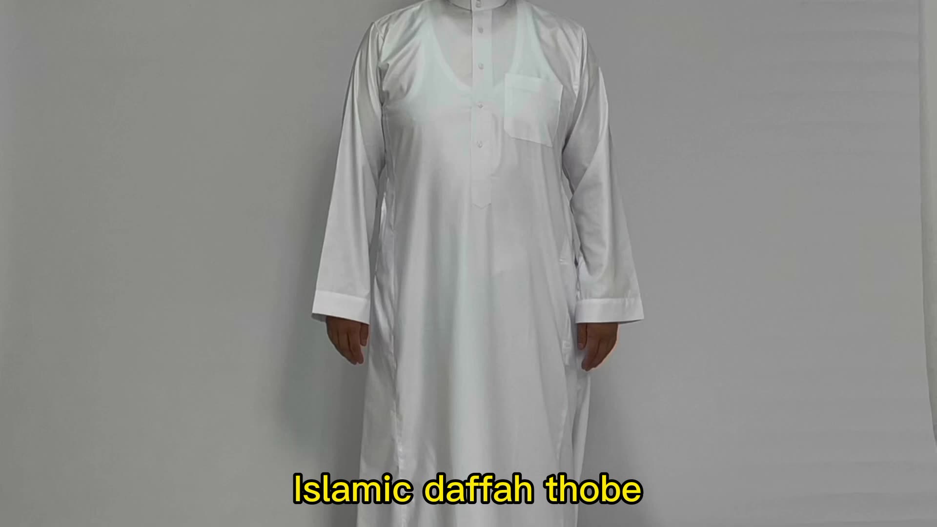 2021 Nuovi uomini di moda Jubah Men Abaya in Dubai Abbigliamento islamico vestito musulmano uomini Thobe Disdasha per Kuwait Market Qamis1