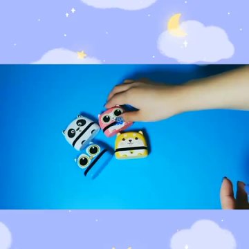 Custom Logo Colorful Cute Kids Signature Self-inking Stamp Clothing Name Stamps1
