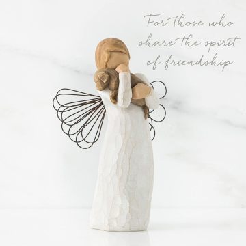 Angel of friendship resin figurine