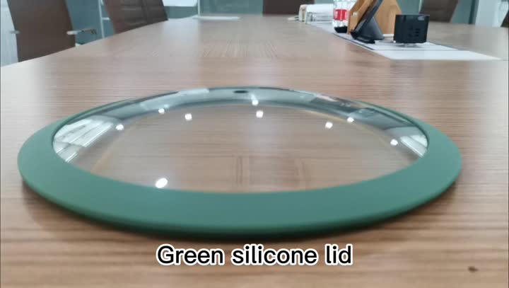 Green Dome Silicone Glass Lid