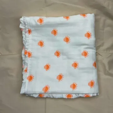 Baby Blanket 30% Cotton 70% Bamboo Fiber Large Chequered Fabric1