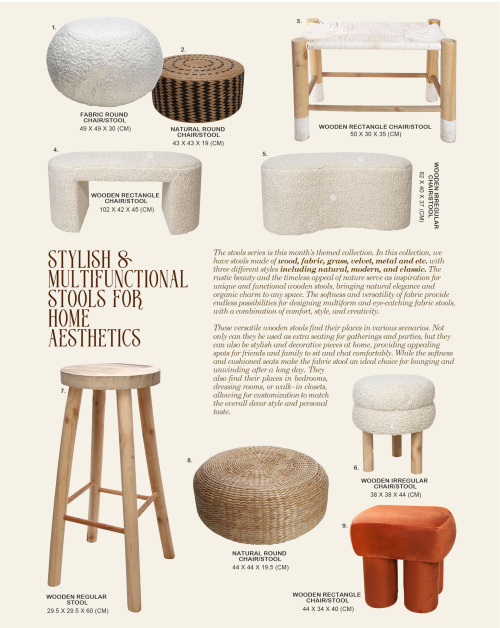 Stylish Multifunctional Stools for Home Aesthetics