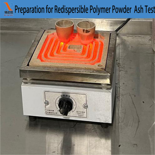 Preparation for redispersible polymer ash test& Film forming experiment of redispersible polymer powder