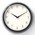 9.5 Inch Round Metal Clock with Glass Cover - Non-Ticking Movement for室内装饰和办公室用品" 

(Note: The last part is in Chinese, which translates to "indoor decoration and office supplies", as the original input seems to be missing an ending ta