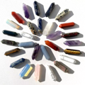 Natural Crystal Double Terminated Red Jasper Mini Points - Mixed Multi-Color1