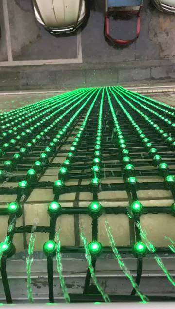 LED Mesh Screen Waterproof Test