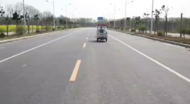Sunshade canopy cargo tricycle