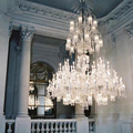 Modern Luxury Hotel Lobby Decor with Crystal Chandeliers and Rotating Staircase1