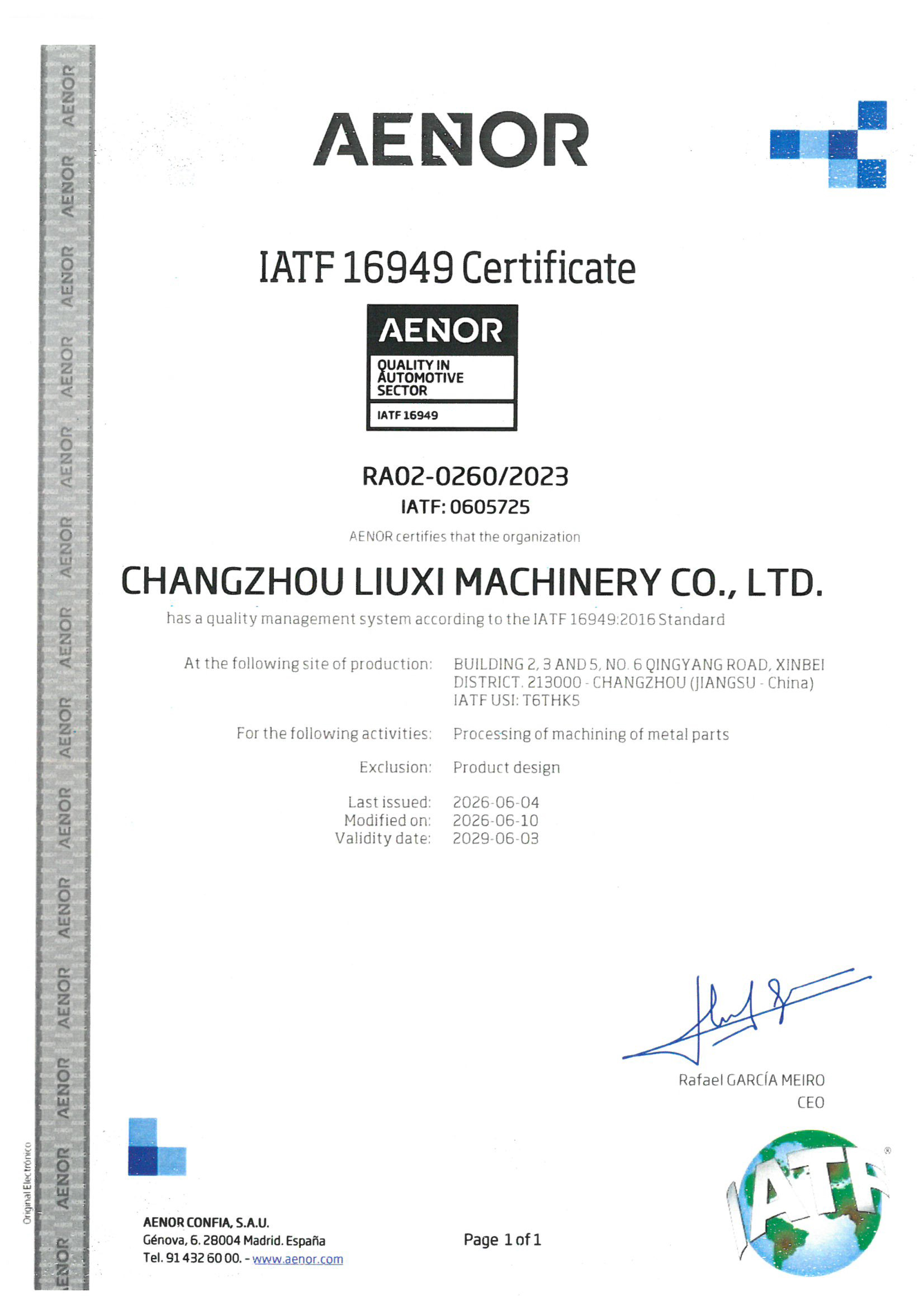 Automotive Quality Management System Certification