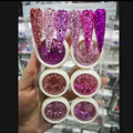 Mermaid Nail Glitter Flakes - 6Jars/Set Hexagon Sparkly Powder for UV Gel Polish1