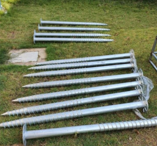 Work(ground screw) arrangement before the Spring Festival